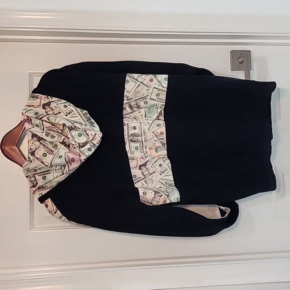 Robin's Jean XL Money Contrast Hoodie Jacket - Picture 2 of 6